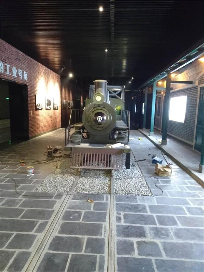 安图县蒸汽火车模型